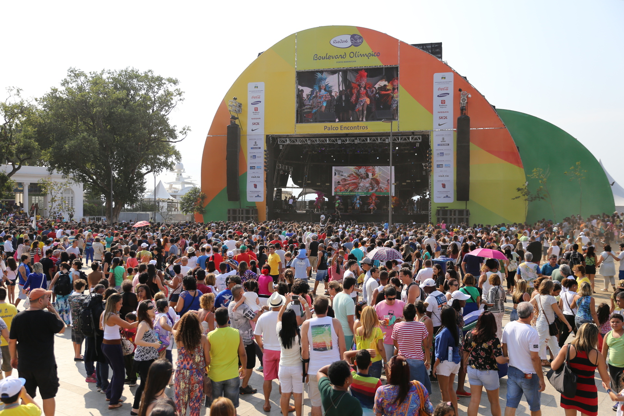 TOHOKU & TOKYO in RIO：会場風景（Rio2016 LiveSites） 写真提供：東京都、アーツカウンシル東京